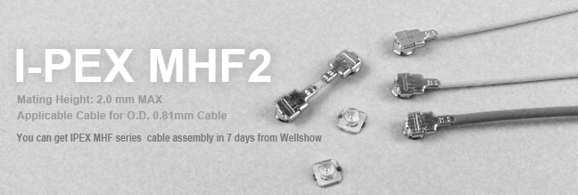 IPEX/IPX MHF2 cable assembly