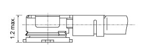 HSC mated height 1.2mm MAX.