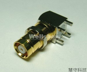 1.6/5.6 Female Right Angle PCB Mount Type