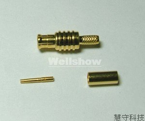 MCX Male Straight Crimp Type