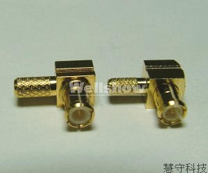 MCX Male RA Crimp Type