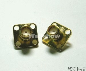 SMA Female 4hole Panel Mount Crimp Type