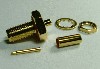 SMA Female Bulkhead Waterproof Connector Crimp Type