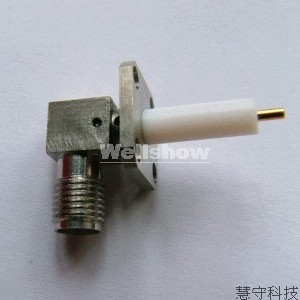 SMA Female RA 4hole Panel Mount PCB Mount Type