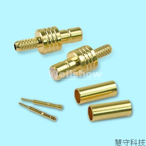 SMB Female Straight Connector Crimp Type